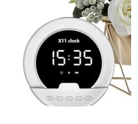 Jubilofex Alarm Clock Speaker | Digital Clock Multifunctional Small Audio Player for Fitness Camping Outdoor Portable Wireless Speaker