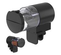 Jubilofex Aquarium Auto Feeder | 100ml Smart Food Dispenser,Automatic Fish Feeder Small Tank - for Feeding Pellet Turtle Betta Shrimp Tank Home Apartment Office Travel Vacation