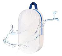 Jubilofex Beach Bag | EVA Beach Organizer Bag - Multifunction Zipper Pouch For Swimwear Toiletries Sports Equipment, white, Se référer à la description
