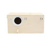 Jubilofex Bird Nesting Box, Finch Nesting House, Wooden Housing for Parrots and Budgies, Indoor and Outdoor Use, Easy to Clean with Safe Construction and Easy-Care Design