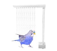 Jubilofex Bird Shower Bath Accessories, Parrot Shower Accessories - Running Water Shower Guide for Cage Fountain,Convenient Automatic Pet Pool Toy for Bathing