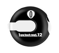 Jubilofex Black/White Golf Score Counter, Easy Attachment Owner with a Touch Reset Clip Clicker , Up to 12 Shots Points for Outdoor Sports, Golf, Bowling Score Count