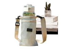 Jubilofex Bottle Carrier Bag, Shoulder Bag, Lightweight Adjustable Case Modern Style for Hiking, Travel, Camping, Racing and Hiking, grey, Consulte la descripción, See description