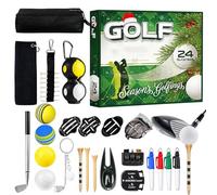 Jubilofex Christmas Countdown Golf Advent Calendar, Festive for Advent, Golf Accessories for 24 Days of Christmas | for Adults Men Husband Father Dad and Dad