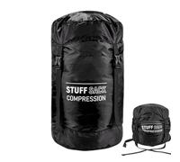 Jubilofex Compression Bag for Sleeping Bag, Travel Compression Bag, Storage Pack, Lightweight, Breathable, Reusable, Multifunctional for Hiking, Camping, Adventures, black, M, See description