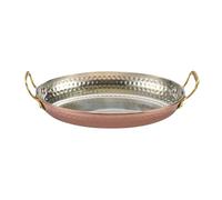 Jubilofex Cooking Pan - Flat Bottom Pan, Metal Casserole | Durable Handle Cookware For Festive Dining Experience Home Trip Seafood Trials.
