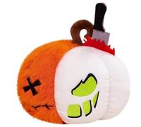 Jubilofex Cute Halloween Plushi - Bat Ghost Pumpkin Skull Spider Toy | Soft Stuffed Dolls for Bedside, Couch, Car Interior, Spooky Fall Setup, Horror Theme Shelf Ornament, Child Friendly Gift Plush