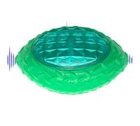 Jubilofex Football Dog Toy, Rubber Toy Flash Balls for Dog Chewing, Portable Interactive Glowing Rubber Balls for Medium Puppies