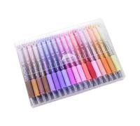 Jubilofex Gel Pen Set Erasable - 24 Color Fine Tip Writing Drawing Kit, Smooth Coloring Markers | For Home School College Dorm Office Travel Women Men Kids Teacher Student Creative Use
