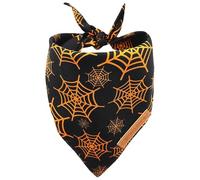 Jubilofex Halloween Dog Scarf, Halloween Cat Scarf,Lightweight Puppy Bib for Dog Girl Boy - Large Cat Saliva Towel with Horror Theme Activities