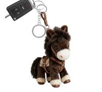 Jubilofex Horse Plush - Soft Collectible Doll Pendant, Cute Stuffed Animal Keychain Charm, Mini Accessory | Kids Teens Adults Friends Families Bags Purses Backpacks Handbags