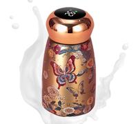 Jubilofex Insulated Cups for Hot and Cold Drinks - Portable Retro Chinese Style Compact Mug Kitchen Accessories Coffee Tea Milk Juice Camping Winter School Home