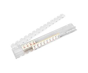 Jubilofex Mahjong Tile Stand - 20 Inch Acrylic Quick Assemble, Transparent Mahjong Stand with Magnetic Slider for Players, Seniors, Crafters, Game Room, Family Reunion, Travel, Community Center