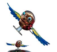 Jubilofex Ornament for Helmet, Realistic Weatherproof Cute Decoration - Motorcycle Helmets Bird Ornaments, for Holiday Travel Tours, Motorcycling, Adventure Travel, Commuting, Car, Motorcycle, Truck