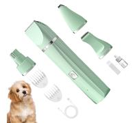 Jubilofex Pet Grooming Kit - Quiet Cordless Electric Sander, Rechargeable Small Dog Grooming Kit with Low Noise, for Cat Paws, Face, Hair and Claws
