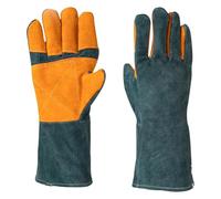 Jubilofex Pet Handling Gloves - Scratch Shield, Dog Bite Gauntlets | Reinforced Arm Sleeves for Cat Grooming Capture Training Birds Reptiles Rodents Animal Rescue Protection Mitts Kennel Vets Work