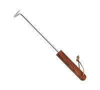 Jubilofex Pig Tail Meat Piefles, Meat Hook Pinball | Stainless Steel BBQ Meat Pinball, Cooking Gadget, Food Twister with Wooden Handle for