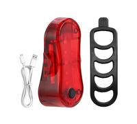 Jubilofex Rear Cycle Light - LED Beacon, Rear Lights | Red Rechargeable Light, Waterproof Safety Flashing For Scooters, Bicycles For, Road Travel, Noc