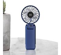 Jubilofex Small Handheld Fan, Portable Fan - Digital Display Pocket Fan | Outdoor Ventilator, Powerful Winds Cool Accessories, Personal Cooling Devices For The