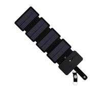 Jubilofex Solar Charger | Portable Waterproof Charging Panel for Cell Phone,Foldable USB Device Charger,For Camping Home Outdoor Activities Camper Hiking Explorations Travel