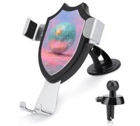 Jubonexis A Huge Disco Ball Car Phone Holder Mount Triangle Clip Base Air Vent Cell Phone Car Mount Automotive Accessories for 4-6 Inches Cell Smartphones