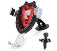 Jubonexis Abstract Beautiful Woman's Face Car Phone Holder Mount Triangle Clip Base Air Vent Cell Phone Car Mount Automotive Accessories for 4-6 Inches Cell Smartphones