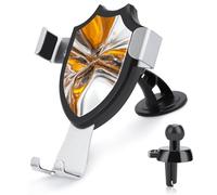 Jubonexis Abstract Glass Reflections Car Phone Holder Mount Triangle Clip Base Air Vent Cell Phone Car Mount Automotive Accessories for 4-6 Inches Cell Smartphones
