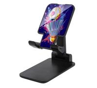 Jubonexis Abstract Pop Art Shuttlecock Soccer Ball Cell Phone Stand Foldable Adjustable Phone Stand for Desk