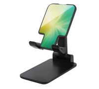 Jubonexis Abstract Radial Gradient Lime Green Yellow Cell Phone Stand Foldable Adjustable Phone Stand for Desk