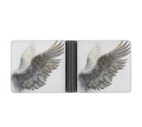 Jubonexis an Angel Wing Realistic Soft PU Leather Bifold Wallet, Coin Purse Credit Pass Case, Durable Card-Holder Slim Billfold for Men Woman Money Storage