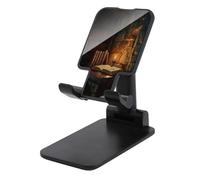 Jubonexis Ancient Books on A Wooden Table Cell Phone Stand Foldable Adjustable Phone Stand for Desk
