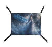 Jubonexis Ancient Spirit Woman with Wings Breathable Pet Hammock with Adjustable Straps Reversible Cat Hanging Bed Dog Mats