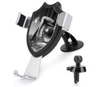 Jubonexis Black And White Party Woman Legs Disco Ball Car Phone Holder Mount Triangle Clip Base Air Vent Cell Phone Car Mount Automotive Accessories for 4-6 Inches Cell Smartphones