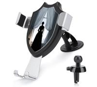 Jubonexis Black Dress Woman Standing by The Window Car Phone Holder Mount Triangle Clip Base Air Vent Cell Phone Car Mount Automotive Accessories for 4-6 Inches Cell Smartphones