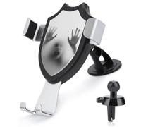 Jubonexis Blurry Two Hands Foggy Glass Horror Car Phone Holder Mount Triangle Clip Base Air Vent Cell Phone Car Mount Automotive Accessories for 4-6 Inches Cell Smartphones