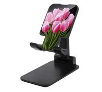 Jubonexis Bouquet of Fresh Pink Tulips Cell Phone Stand Foldable Adjustable Phone Stand for Desk