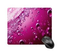 Jubonexis Bubbles Rising in Grape Liquid Mouse Pad, Small Office Computer Mouse Pads for Desk Laptop with Non-Slip Rubber Base Mouse Mat, Gaming Mouse Pads