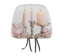 Jubonexis Candles in Antique Holders Printed Car Headrest Cover,2 Pieces, Elastic Comfort Head Rest Cover for Women Men, Universal Fits Most Cars Van SUV Truck, Car Interior Decor Accessories