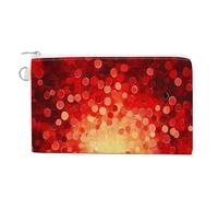 Jubonexis Canvas Wallet Bag,Blood Cells Print Coin Purse, Zipper Change Purse,Small Cosmetic Bag