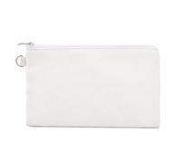 Jubonexis Canvas Wallet Bag,Watercolor Eucalyptus Leaves Along The Bottom Edge Print Coin Purse, Zipper Change Purse,Small Cosmetic Bag