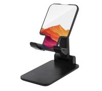 Jubonexis Colorful Mountains Minimalist Yellow Red Cell Phone Stand Foldable Adjustable Phone Stand for Desk
