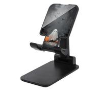 Jubonexis Cute Ghost And Pumpkin in The Woods Cell Phone Stand Foldable Adjustable Phone Stand for Desk