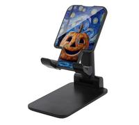 Jubonexis Cute Smiling Halloween Pumpkin Cell Phone Stand Foldable Adjustable Phone Stand for Desk