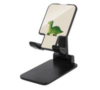 Jubonexis Cute Watercolor Small Green Dinosaur Cell Phone Stand Foldable Adjustable Phone Stand for Desk