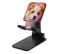 Jubonexis Dorable Dog Colorful Animal Cell Phone Stand Foldable Adjustable Phone Stand for Desk