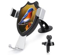 Jubonexis Eastern Blue Bird Car Phone Holder Mount Triangle Clip Base Air Vent Cell Phone Car Mount Automotive Accessories for 4-6 Inches Cell Smartphones