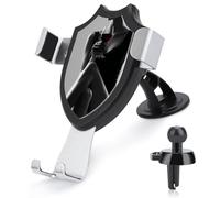 Jubonexis Elegance Woman Red Wine Black White Car Phone Holder Mount Triangle Clip Base Air Vent Cell Phone Car Mount Automotive Accessories for 4-6 Inches Cell Smartphones