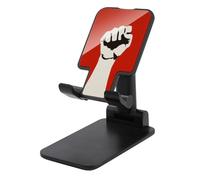 Jubonexis Fist Raised on A Red Cell Phone Stand Foldable Adjustable Phone Stand for Desk