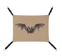 Jubonexis Flying Bat Breathable Pet Hammock with Adjustable Straps Reversible Cat Hanging Bed Dog Mats