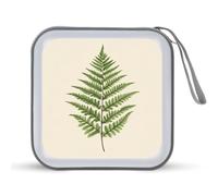 Jubonexis Forest Fern Nursery Art CD Case DVD Storage Case Portable for Car Home Travel